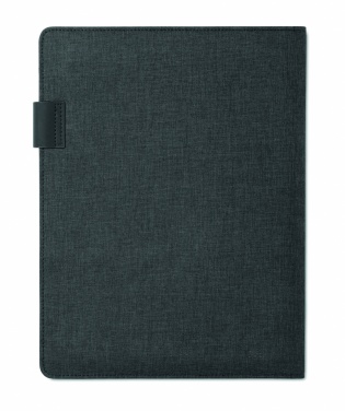 Logo trade promotional gifts picture of: A4 folder with power bank