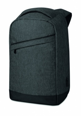 Logo trade promotional items image of: 2 tone backpack incl USB plug
