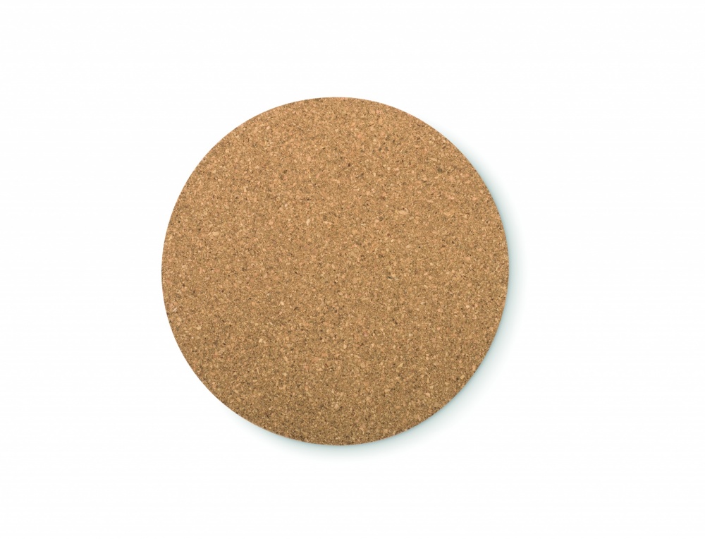 Logotrade promotional item picture of: Round cork coaster
