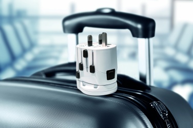 Logo trade promotional gift photo of: PRO World & USB. 3-pole