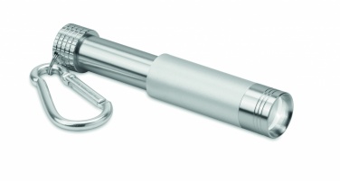 Logotrade promotional merchandise picture of: Aluminium/ABS LED key ring Aizkraukle