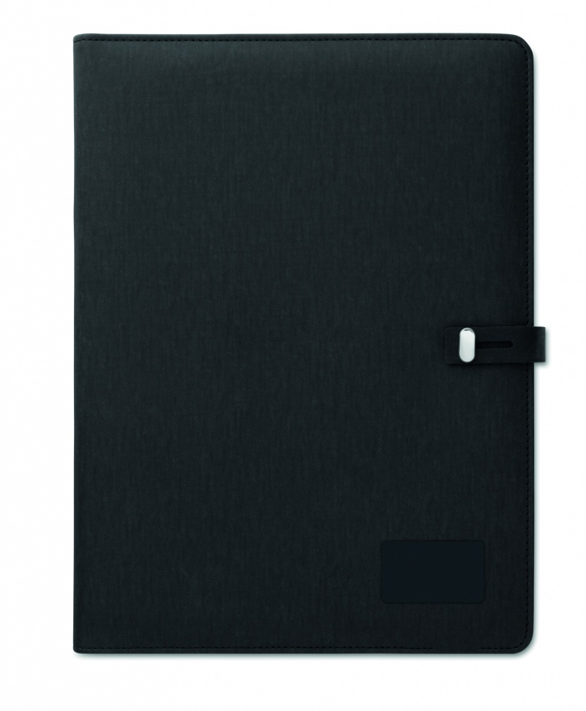 Logo trade corporate gifts picture of: A4 folder w/wireless charger5W