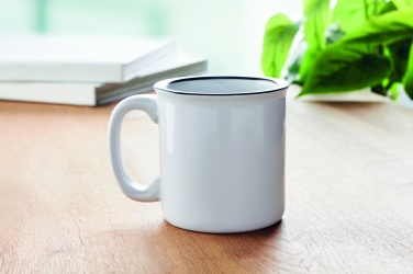Logo trade business gifts image of: Sublimation ceramic mug 240ml