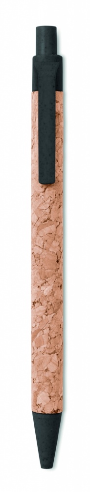 Logotrade advertising products photo of: Cork/ Wheat Straw/ABS ball pen
