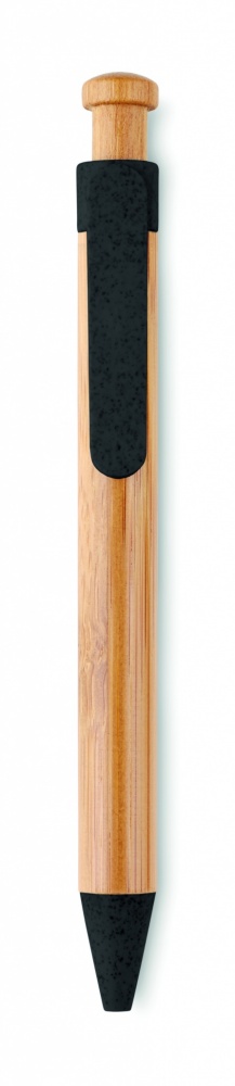 Logotrade promotional giveaway image of: Bamboo/Wheat-Straw ABS ball pen