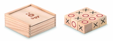 Logo trade corporate gift photo of: Wooden tic tac toe