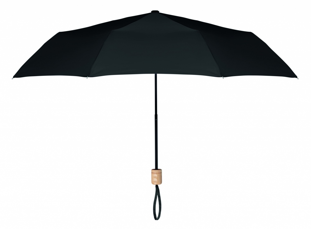 Logo trade promotional items image of: 21 inch RPET foldable umbrella