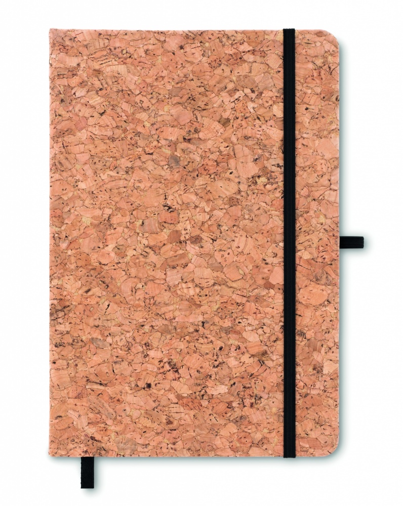 Logo trade promotional giveaway photo of: A5 cork notebook 96 lined