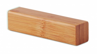 Logotrade promotional gift image of: Power bank bamboo 2200 mAh POWERBAM
