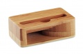 Bamboo phone stand-amplifier CARACOL, Wood