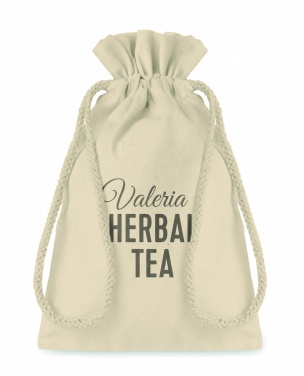 Logo trade promotional products image of: Small Cotton draw cord bag