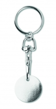Logo trade promotional merchandise image of: Key ring token (€uro token)