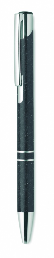 Logotrade corporate gift picture of: Wheat Straw/ABS push type pen