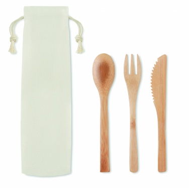 Logotrade promotional gift picture of: Bamboo cutlery set