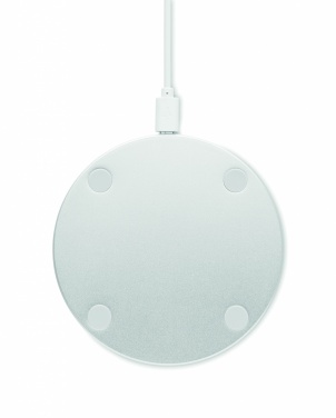 Logo trade promotional giveaway photo of: Bamboo wireless charger 10W DESPAD