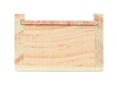 Logo trade promotional products image of: Stationery set in wooden box