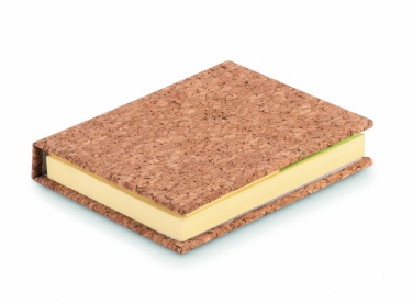 Logotrade advertising product picture of: Cork sticky note memo pad