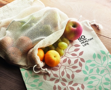 Logo trade corporate gift photo of: 140gr/m²cotton food bag