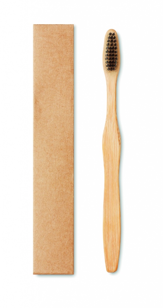 Logotrade advertising product image of: Bamboo toothbrush in Kraft box