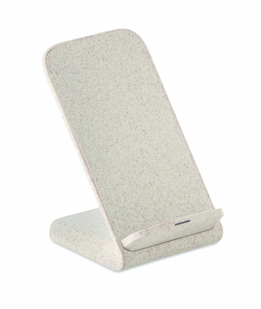 Logo trade promotional merchandise photo of: Wheat straw/ABS charger std10W