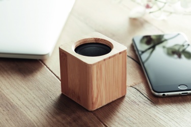 Logotrade promotional gift picture of: Bamboo wireless speaker