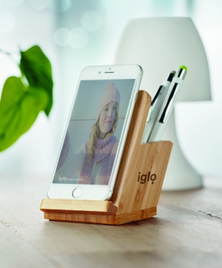 Logo trade promotional items image of: Wireless charger pen holder 5W BAICOI