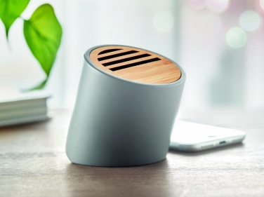 Logo trade promotional giveaway photo of: Wireless speaker limestone