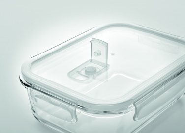Logo trade advertising products image of: Glass lunchbox & PP lid 900ml
