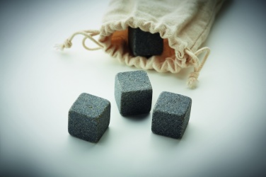 Logo trade promotional product photo of: 4 stone ice cubes in  pouch