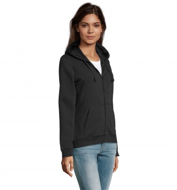 Logotrade promotional item image of: SPIKE WOMEN ZIP HOOD SWEAT