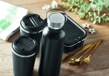 Logo trade advertising products picture of: Stainless steel double wall set