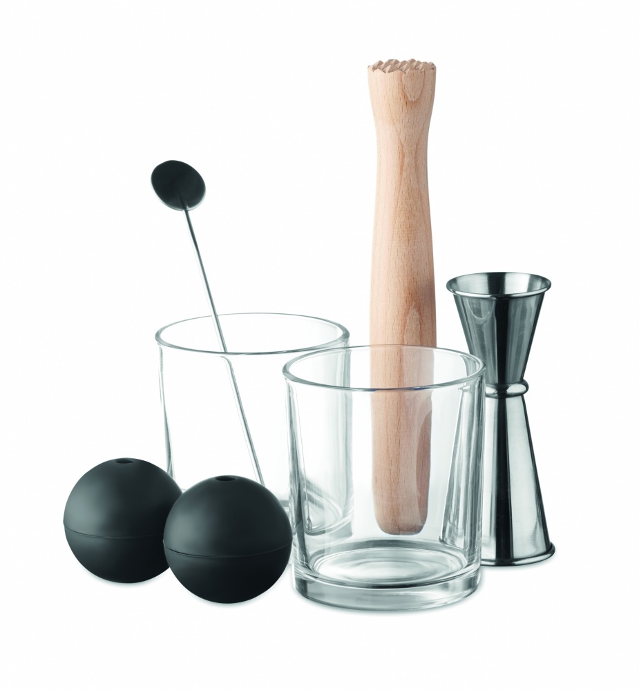 Logotrade promotional gift image of: Set of 7 pieces cocktail set