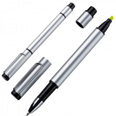 Logo trade promotional products picture of: Metal duo pen GETAFE