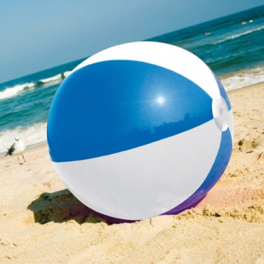 Logo trade promotional item photo of: Bicolour beach ball KEY WEST