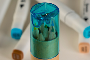 Logo trade advertising products image of: Wooden crayons BECKY