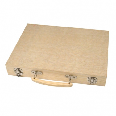 Logotrade promotional gift image of: Big wooden painting set MAXI