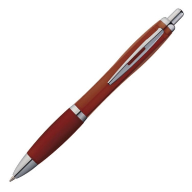 Logo trade promotional products image of: Plastic ballpen MOSCOW