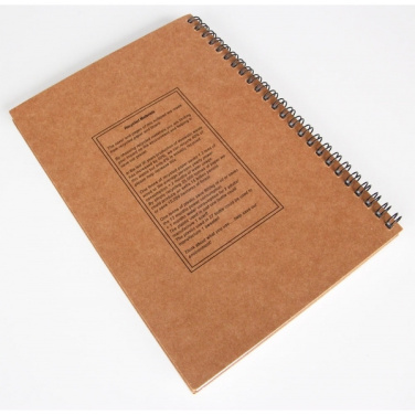 Logo trade corporate gifts picture of: A5 ECO Notepad KENTWOOD