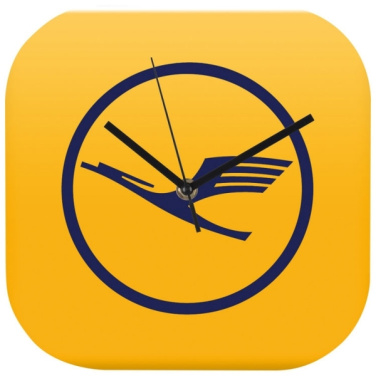 Logotrade promotional product image of: Wall clock with all over clock face BEL AIR