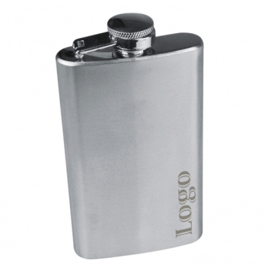 Logotrade advertising products photo of: Stainless steel hip flask FRESNO 104 ml
