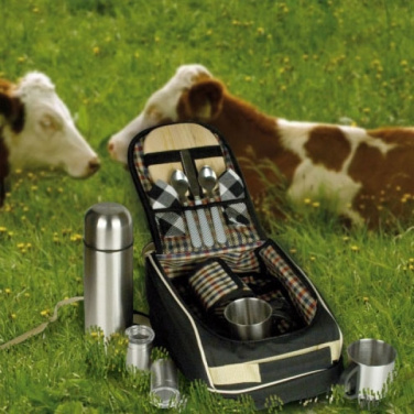 Logotrade promotional merchandise photo of: Luxurious picnic backpack with cool bag GEORGIA