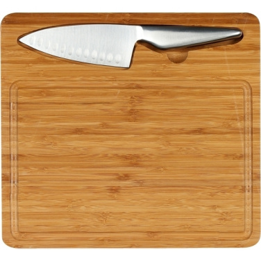 Logotrade promotional merchandise photo of: Cutting board with knife MANTOVA