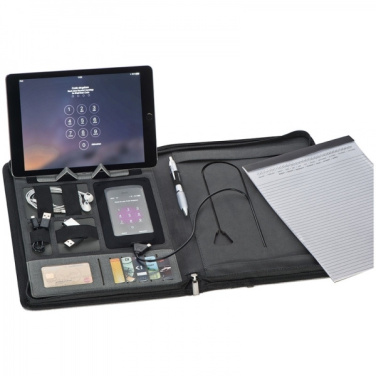 Logotrade promotional item image of: A4 folder with power bank Elda