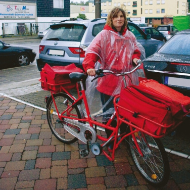 Logo trade promotional product photo of: Emergency poncho TOURS