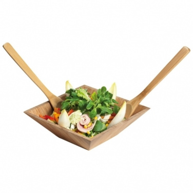 Logotrade promotional item picture of: Bamboo salad servers CAPUA