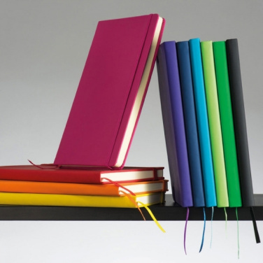 Logo trade promotional merchandise image of: A5 note book KIEL