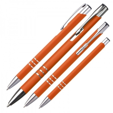Logo trade promotional item photo of: Metal ballpen NEW JERSEY