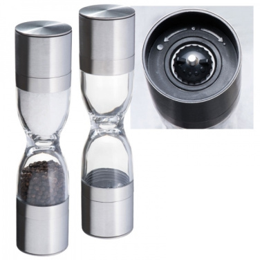 Logo trade promotional products picture of: Salt and pepper mill 2-in-1 ROME