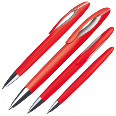 Logo trade promotional giveaways picture of: Plastic ballpen FAIRFIELD
