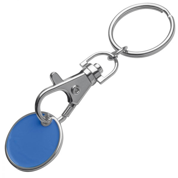 Logo trade business gift photo of: Keyring with shopping coin ARRAS